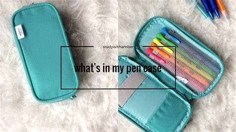 Whats In My Pen Case Unboxing Youtube