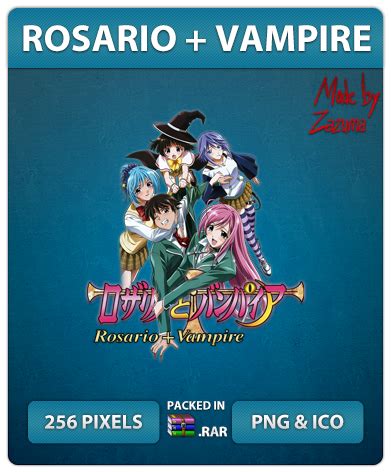 Rosario Vampire Anime Icon By Zazuma On Deviantart