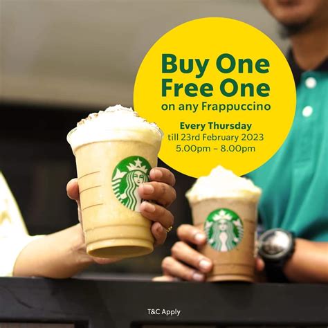 Starbucks Buy One Free One On Any Frappuccino On Every Thursday On