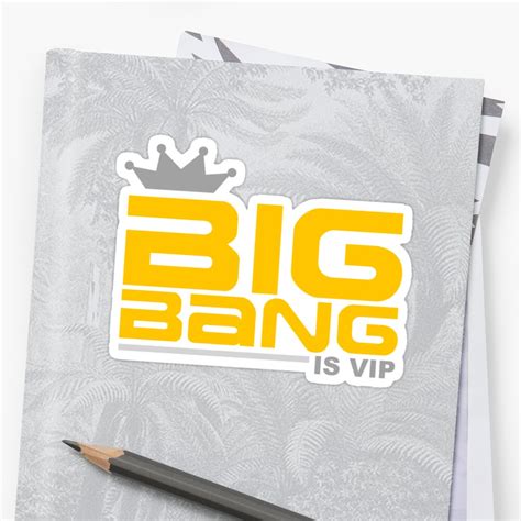 Big Bang Is Vip Stickers By Fyzzed Redbubble