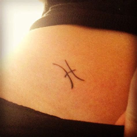 Simple Pisces Tattoo Designs Simple pisces zodiac sign | Tattoos for guys, Tattoos, Simple tattoos