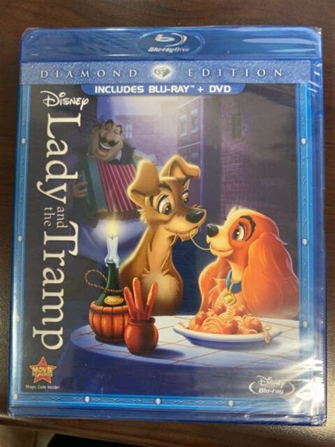 Disneys Lady And The Tramp Blu Raydvd 2012 2 Disc Set Diamond