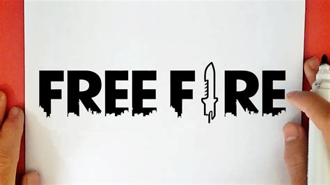 Free fire em png para download: COMO DIBUJAR EL LOGO DE FREE FIRE - YouTube