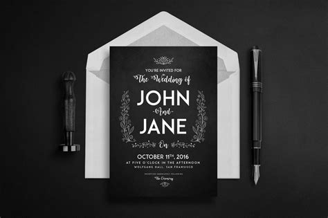50 Wonderful Wedding Invitation And Card Design Samples