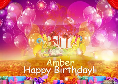 Congratulations On The Birthday Of Amber