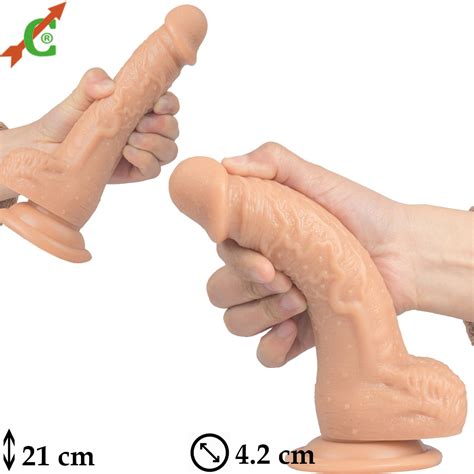 Gerçekçi Penis Vibratör Titreşim Modu cm Uzunluk Sex Shop