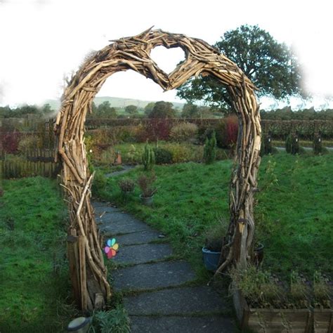 Driftwood Wedding Arch Wooden Garden Arch Freerangedesigns