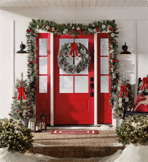 86 pretty farmhouse kitchen makeover design ideas on a. Holiday Farmhouse Front Door - Entryway - The Home Depot ...