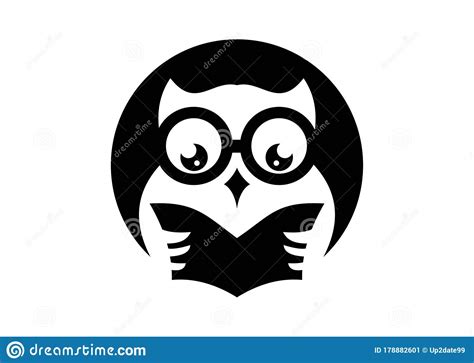 Glasses Owl Logo Stock Vector Illustration Of Cute