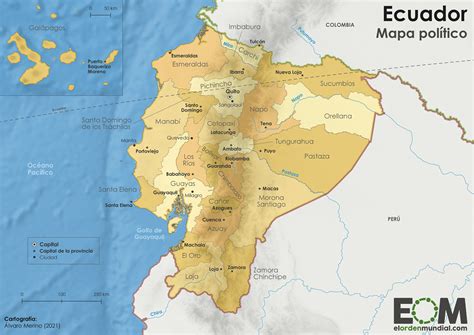 El Mapa Pol Tico De Ecuador Mapas De El Orden Mundial Eom