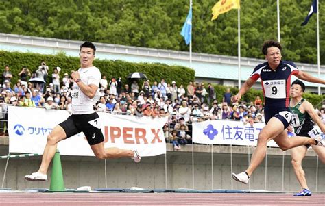 布勢スプリント（ふせスプリント）は毎年鳥取県 鳥取市布勢の鳥取県立布勢総合運動公園陸上競技場（愛称はコカ 一般男子100m：桐生祥秀 1004 （布勢スプリント2019）. 男子100メートル決勝 10秒05で優勝した桐生祥秀（左 ...