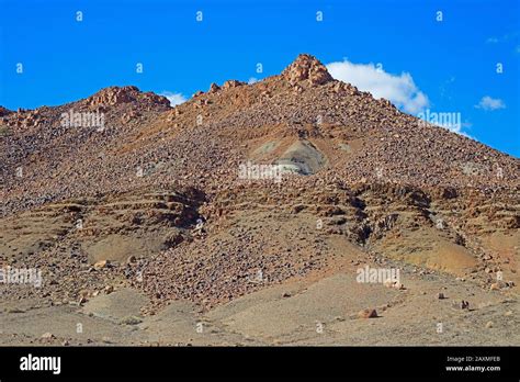 Picturesquely Weathered Outlier Mountains In Desert Scenery In The