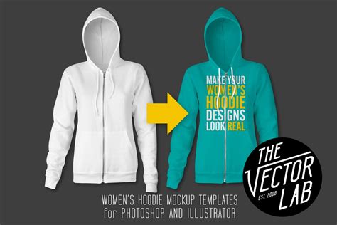 Download Women's Hoodie Mockup Templates ~ Product Mockups ...