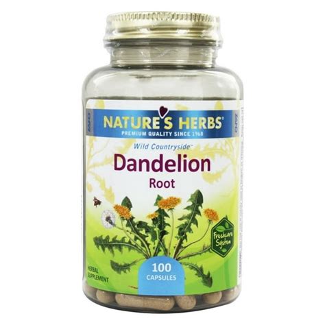Natures Herbs Dandelion Root 100 Capsules