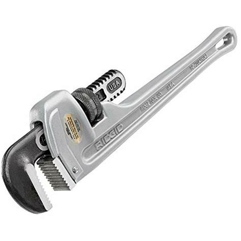 31095 Model 814 Aluminum Straight Pipe Wrench 14 Inch Plumbing Rigid