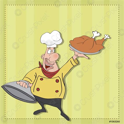 Illustration about clipart picture of a chef cartoon character holding silver cloche. Picture Of Cartoon Chef Outline - Outline Style Chef Characters Download Free Vectors Clipart ...