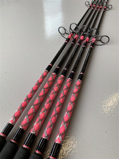 Sportsmans.com has been visited by 100k+ users in the past month 7' 15-25# Graphite Spinning Rod (Pink) - Connley Fishing