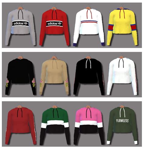 Sporty Hoodies At Descargas Sims The Sims 4 Catalog