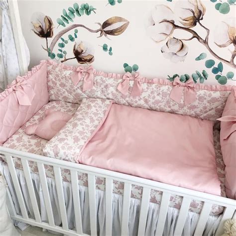 If anything but a fully loaded crib (with luxurious, cushy bumpers and so on) leaves you feeling. Baby Girl Bedding Crib Set - Girl crib bedding Blush Pink ...