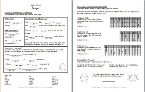 Are you looking for free worksheets and activities to give your students practice with punctuation? Worksheet: Learn about Prayer | Ministry-To-Children