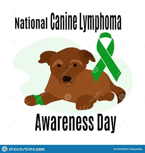 National Canine Lymphoma Awareness Day Idea For Poster Banner Flyer