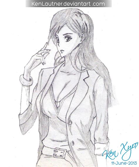 Anime Girl Pencil Drawing By Kenlautner On Deviantart