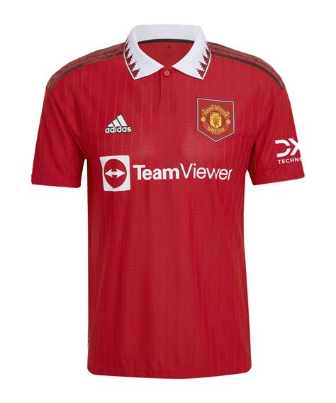 Adidas Manchester United Auth Shirt Home 20222023 Rouge