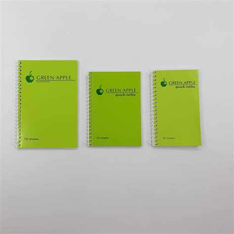 Green Apple Spiral Pocket Notebooks Lazada Ph