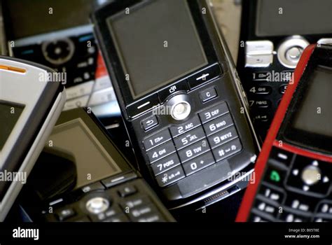 Cell Mobile Phones Stock Photo Alamy