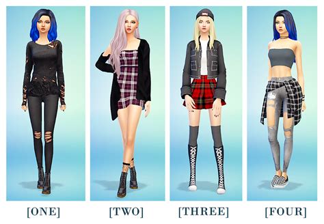 Heyy My Dude Got Any Good Grunge Looks That This Sims 4 Cc