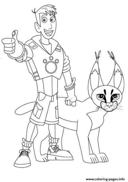 20 Free Printable Wild Kratts Coloring Pages