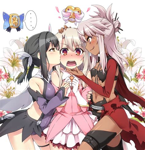 Illyasviel Von Einzbern Chloe Von Einzbern Miyu Edelfelt Prisma Illya Magical Ruby And