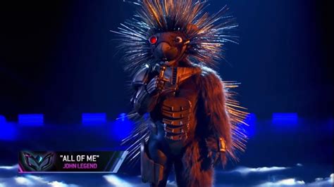 Robopine Performs All Of Me By John Legend Masked Singer S5 E3