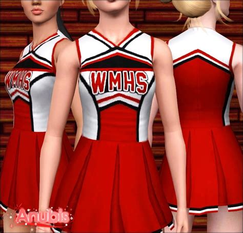 My Sims 3 Blog Glees Cheerleader Uniform ~ Teens To Adults By Anubis360