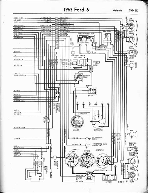 Sierra charging circuit and starter circuit diagram. 1964 Falcon Wiring Harnes