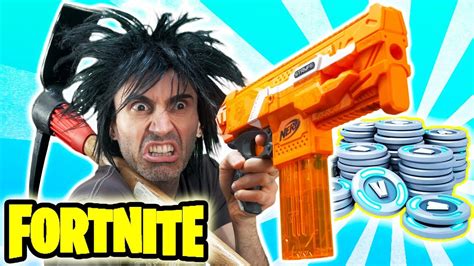 Xxgrvham tmng 2 months ago 1:40 he isnt drinking the chug hes holding the chest. NERF War: Fortnite V-Bucks! - YouTube