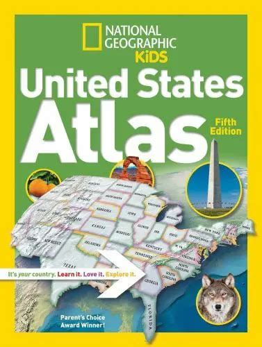 National Geographic Kids United States Atlas Paperback By National