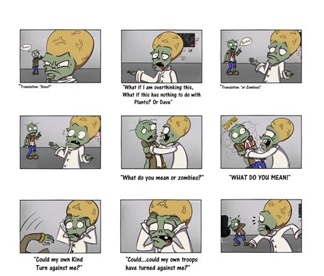 Zomboss Muses Over Leaf 34 Pvz Art Fan Created And Popcap