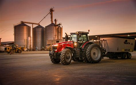 Download Wallpapers Massey Ferguson 8730 4k Factory 2019 Tractors