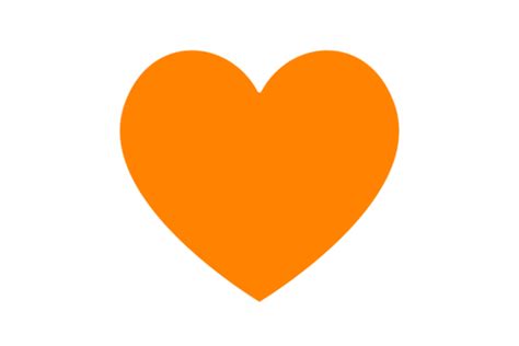 Orange Hearts Png Transparent Images Free Download Vector Files Pngtree