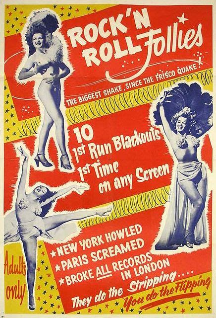 Rock N Roll Follies 1 Sheet Vintage Poster Art Classic Films Posters