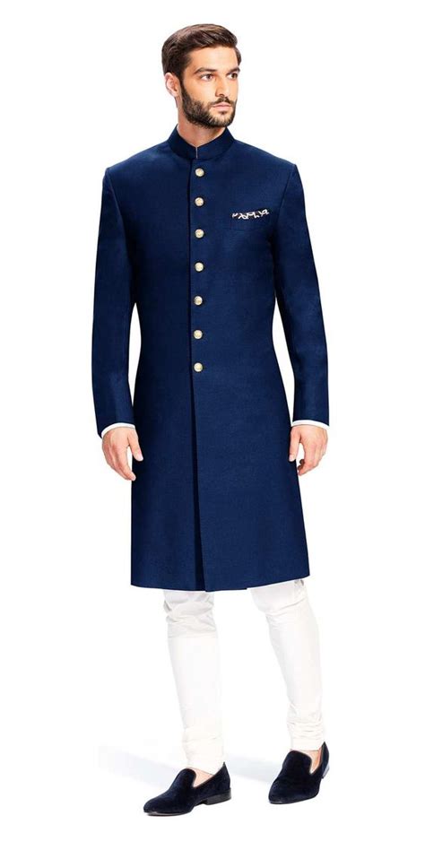 Sometimes the men may look down upon the requests of their wives. 25 Amazing Wedding Sherwani Designs for Men - Folder