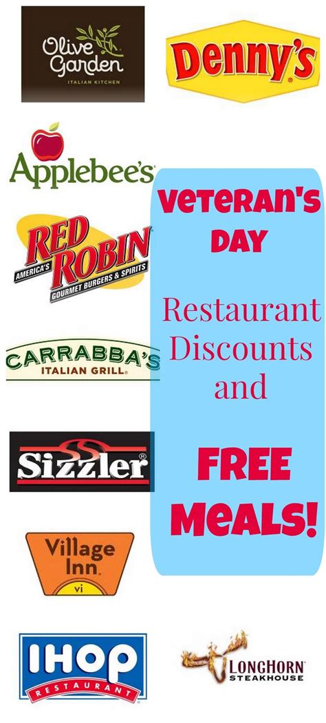 Heres A List Of Veterans Day Restaurant Discounts And Free Meals Valid Today Nov 11th