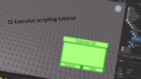 Roblox Scripting Tutorial How To Make An Ss Executor Youtube