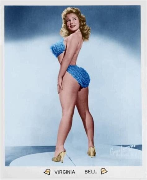 Burlesque Pin Up Model VIRGINIA BELL Classic Vintage Retro Publicity Picture Poster Photo Print