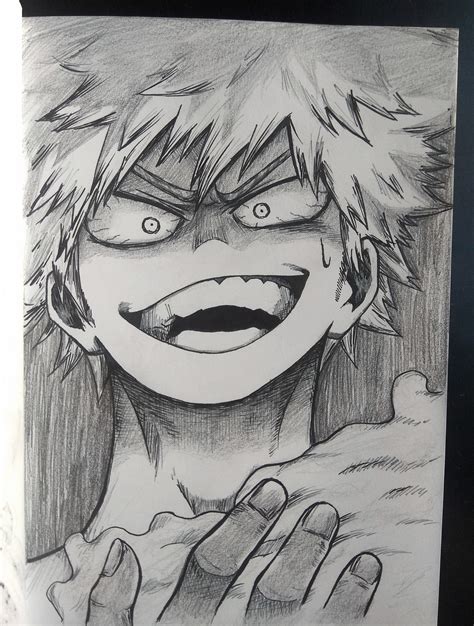 Bakugou Sketch Official Mike Dunne