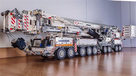 【しておりま】 Pexl Technic Liebherr Ltm 11200 Crane， 120 Building Blocks Rc