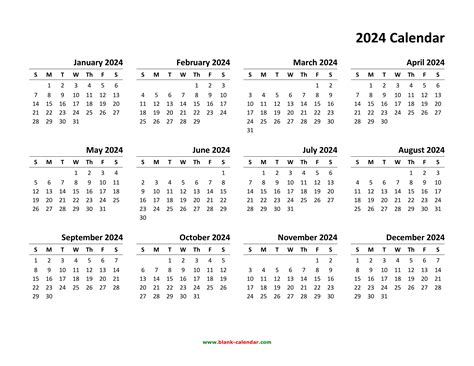 Free Printable 2024 Calendars Just Download One Open It In A Pdf