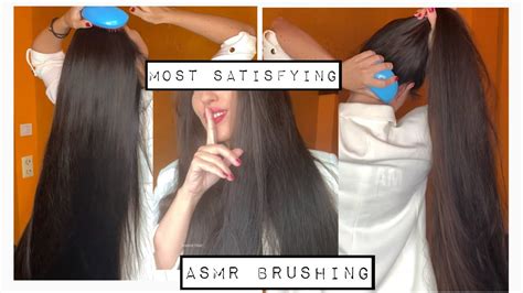 Most Satisfying Asmr Hair Brushing Mila Rapunzel Youtube