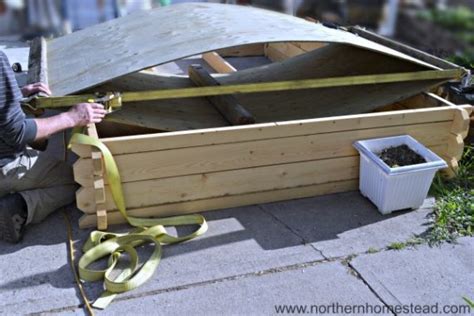 Update Geodome Greenhouse Water Tank Northern Homestead